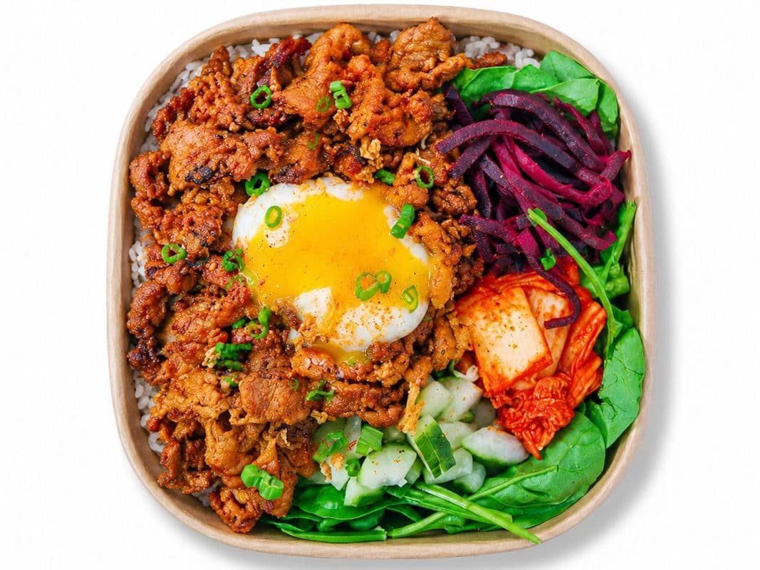 PORK KIMCHI BOWL.