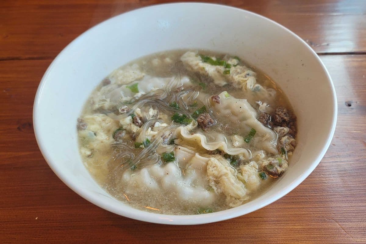 Bulgogi dumpling egg soup(Korean style)
