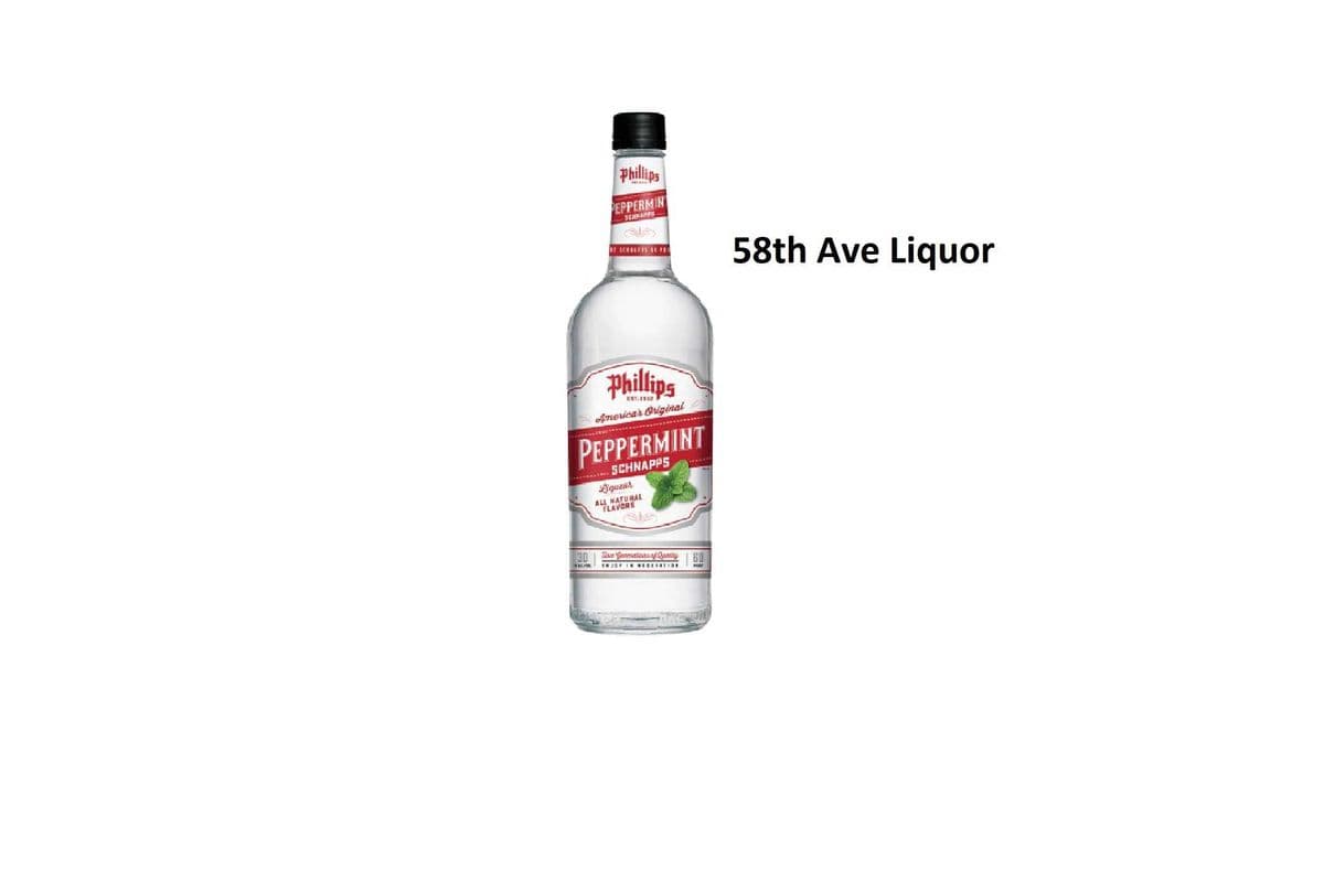 PHILLIPS PEPPERMINT SCHNAPPS (1 x 750ML)