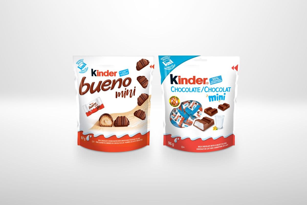 Kinder Mini Bags (96 - 97g) - 2 for $7.00