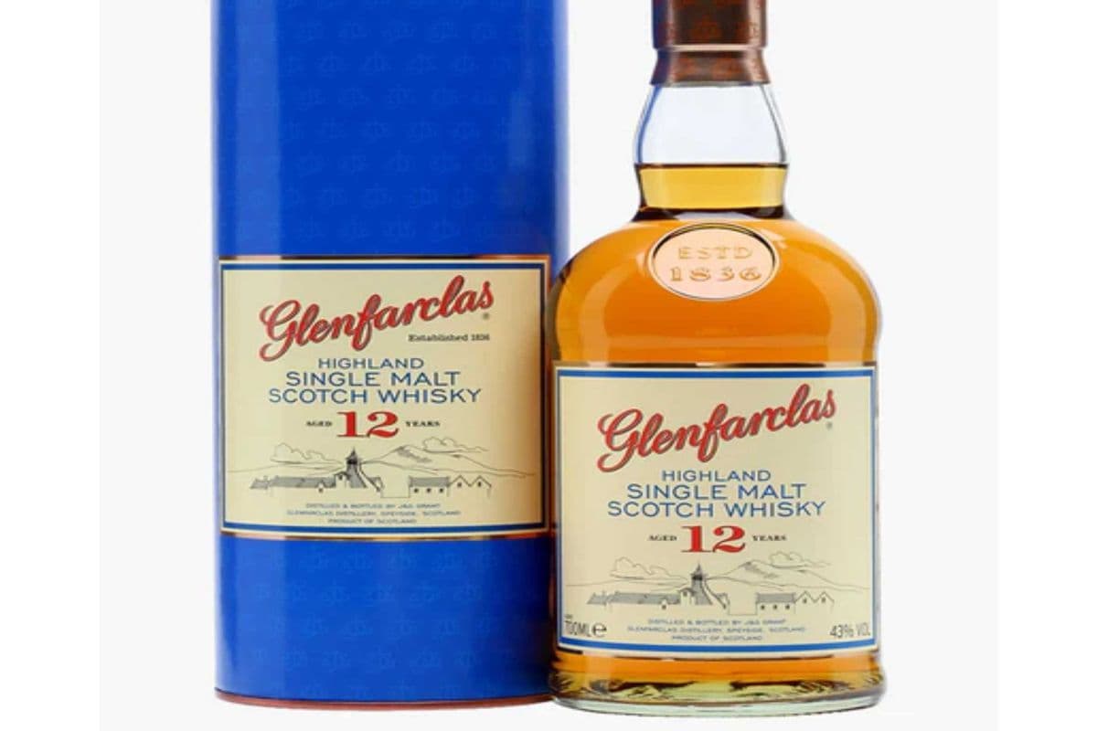 GLENFARCLAS 12 YEARS OLD SINGLE MALT WHISKY 700ML (1 x 750 ML)