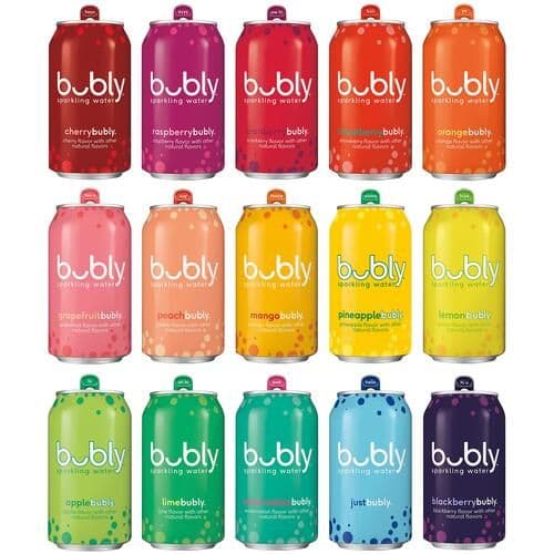 Bubly Boisson D"Eau Pétillante 355ml/ Bubly Sparkling Water 355ml