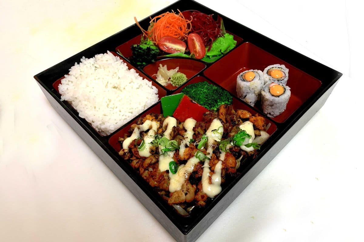 Spicy BBQ Chicken Bento