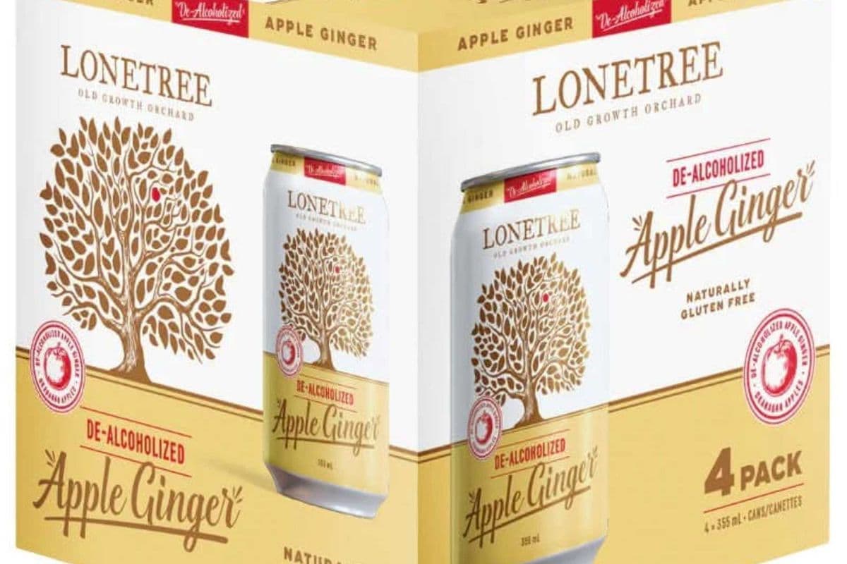 Lonetree 0% De-Alcoholized "Apple Ginger" Cider - 4x355ml