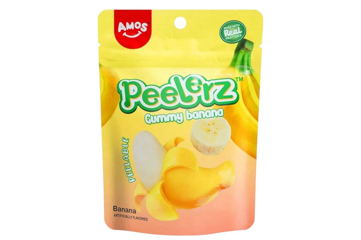 Amos Peelerz Gummy Banana (85gm) (150 Cal)