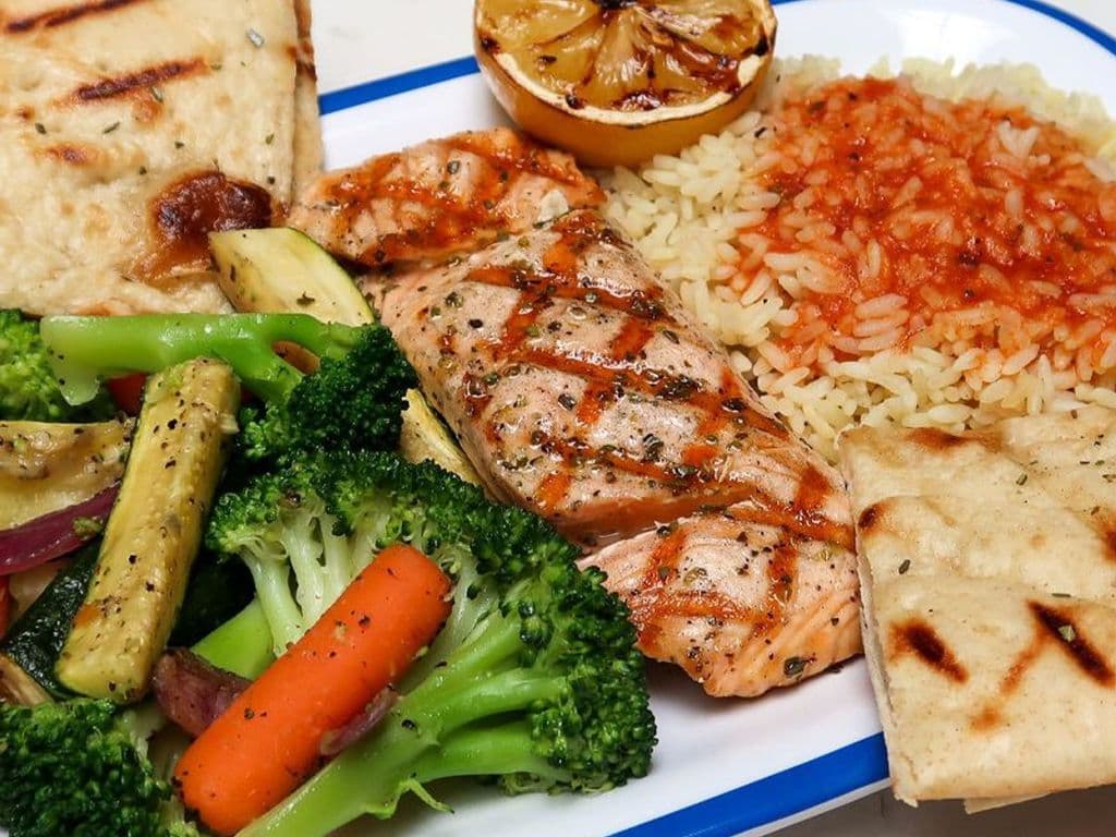 Grilled Salmon Entrée
