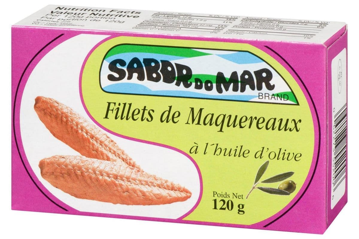 Filet de maquereau (huile olive)