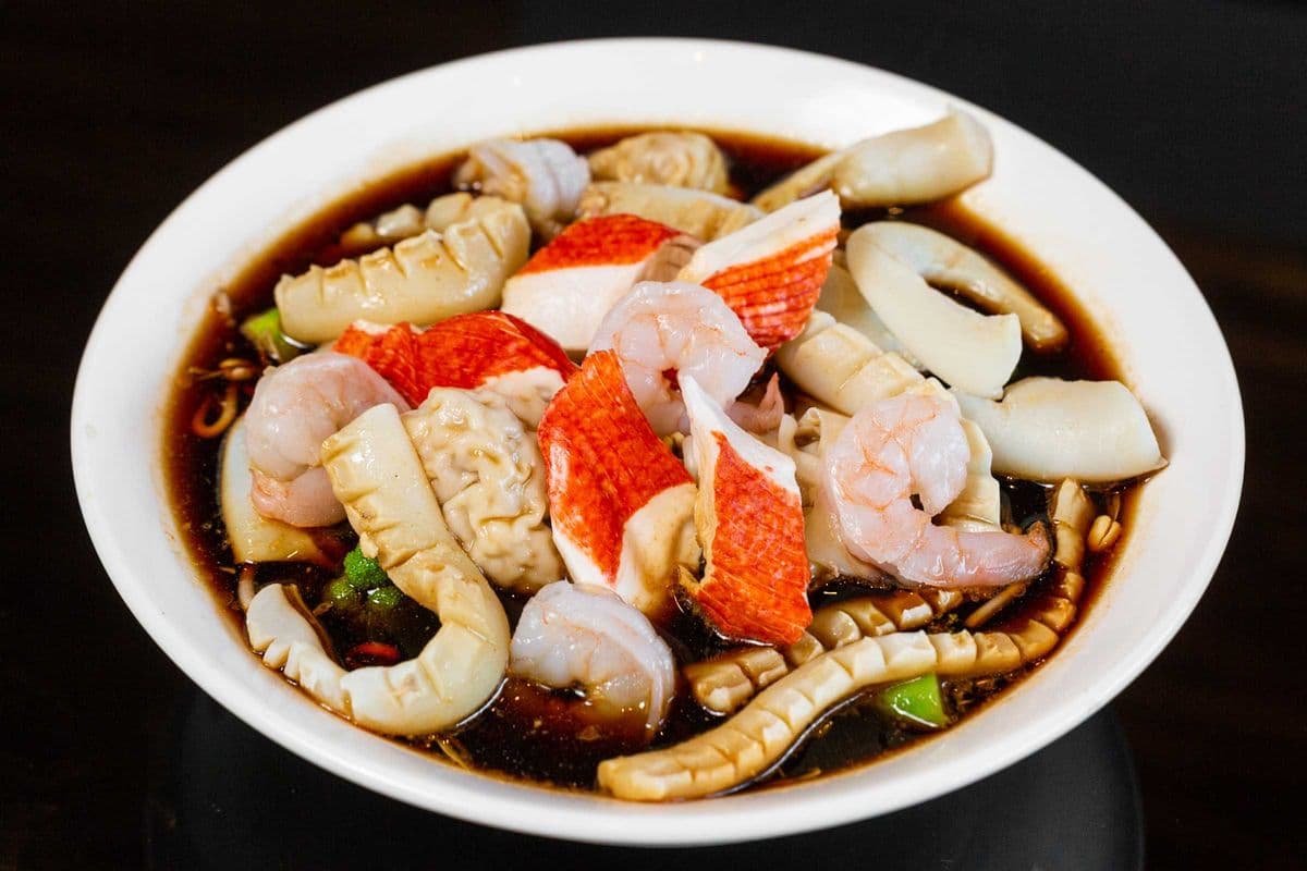 21. Seafood Wonton Wor Mein
