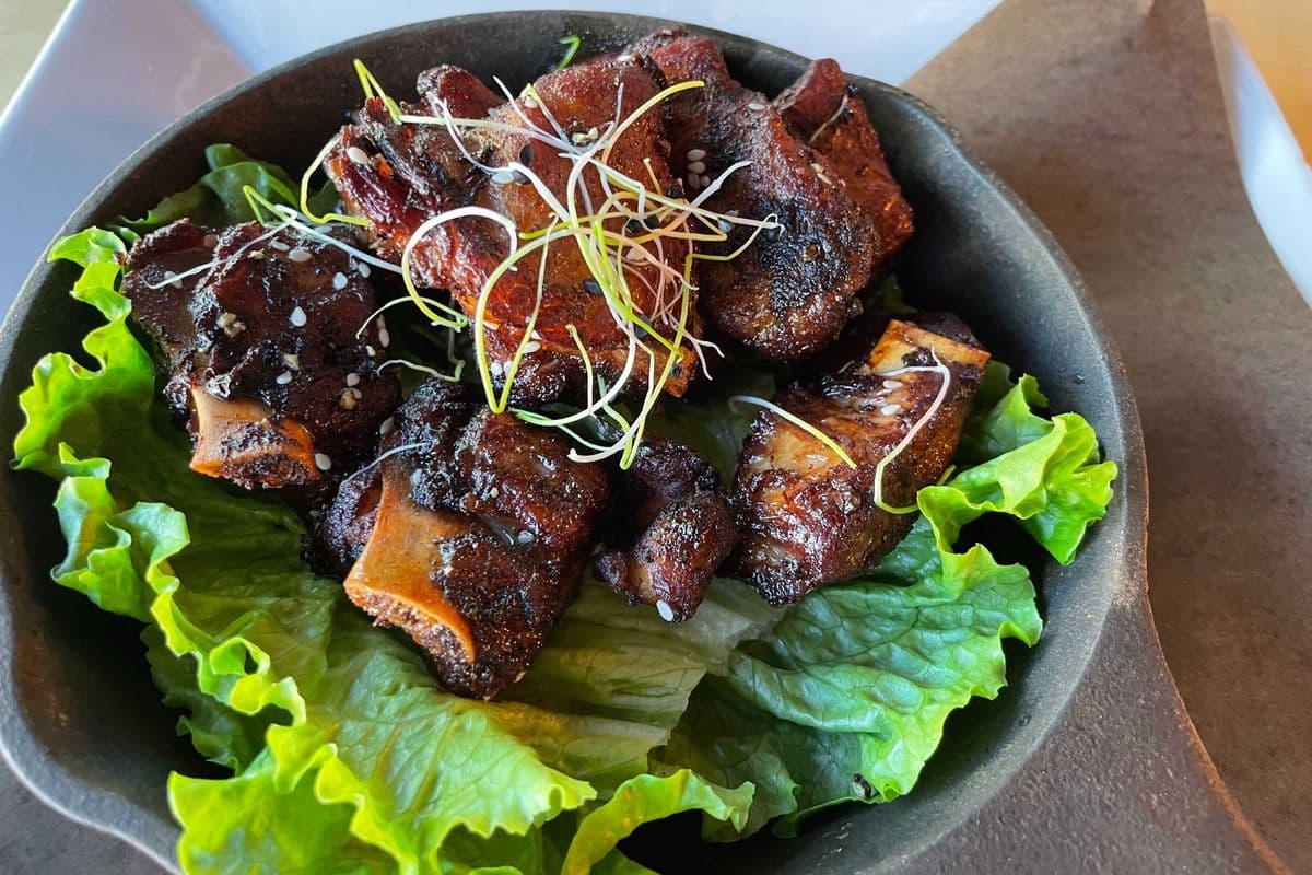 Sweet Plum Rib Bites