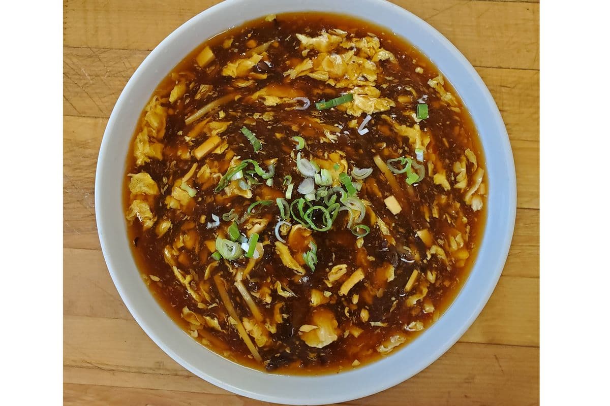 402L-Soupe aigre-piquante aux légumes 瓜菜酸辣湯 (大)