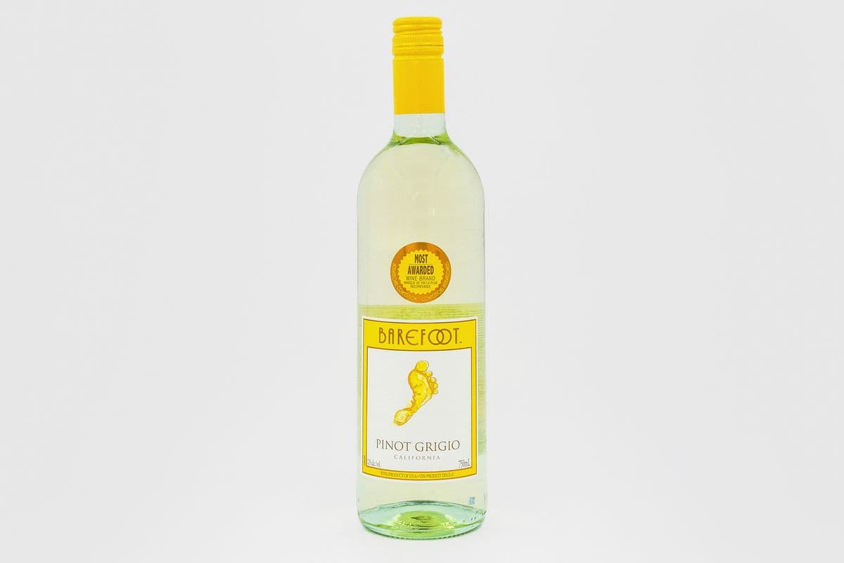 Barefoot Pinot Grigio, USA (750 ml) (1 x 750ML)