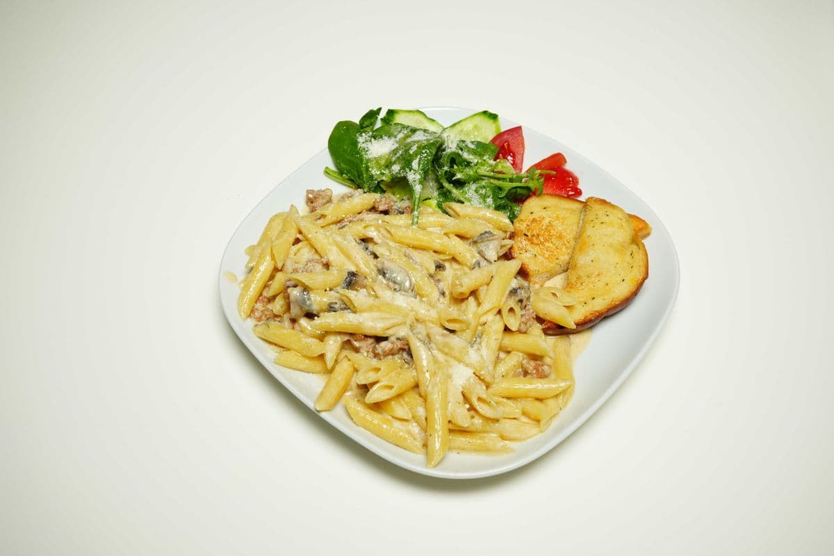 Mushroom and Sausage Pasta