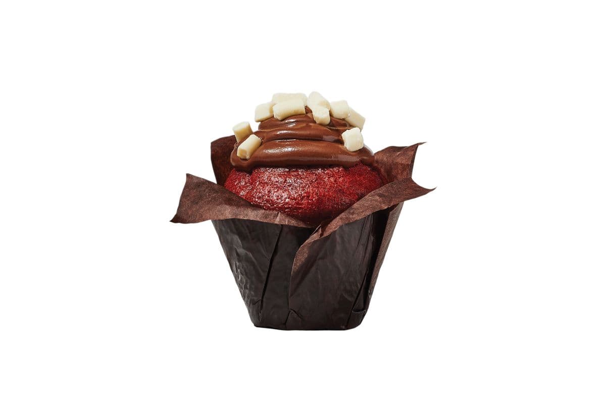 Muffin Red Velvet avec Nutella / Nutella Red Velvet Muffin