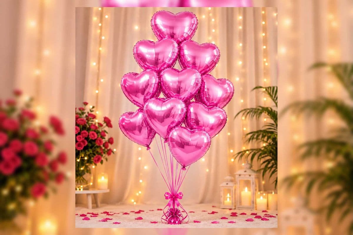 Pink Sweetheart Balloon Bouquet