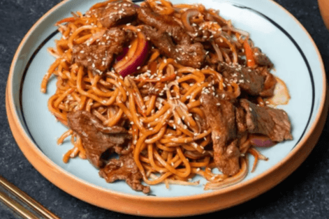 102. Beef Satay Fried Noodles