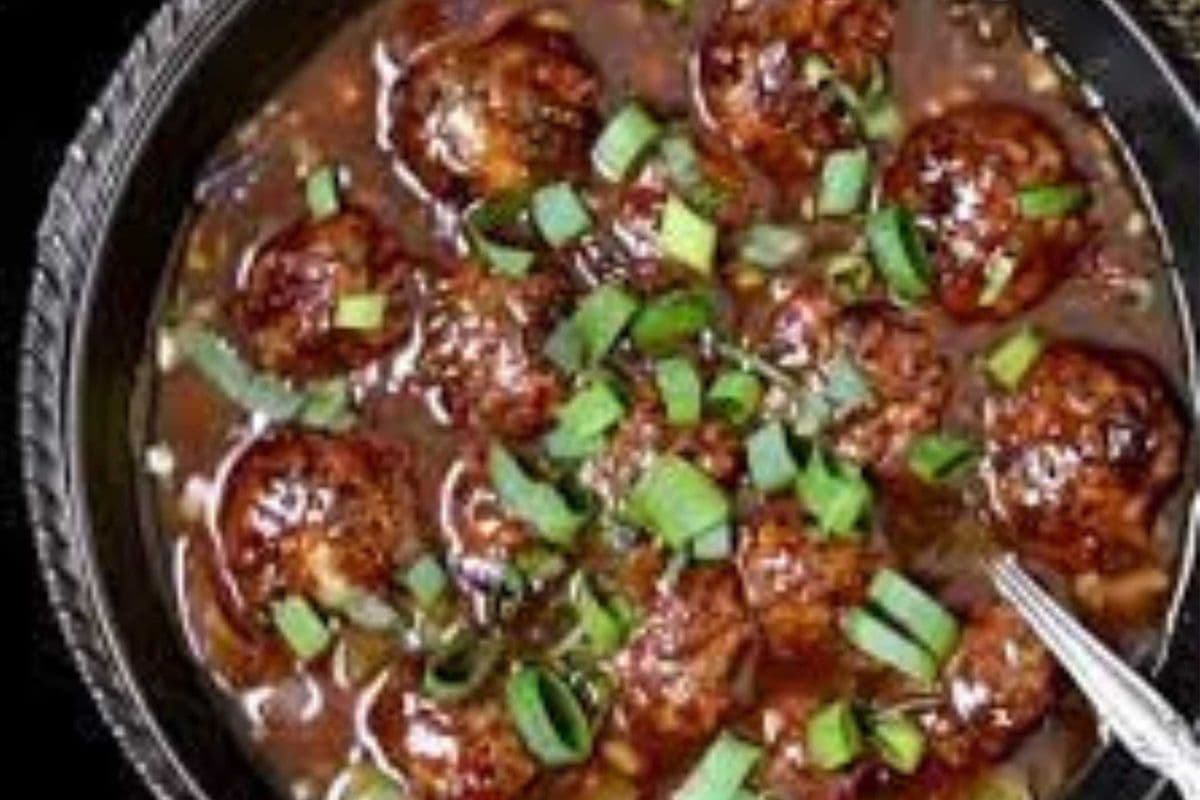 Vegetable Manchurian With Gravy