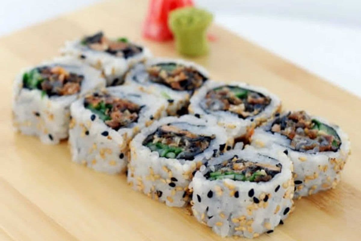 91. Salmon Skin Roll