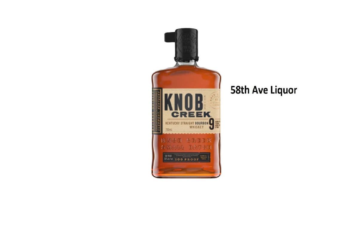 KNOB CREEK BOURBON 100 PROOF 9YRS (1 x 750ML)