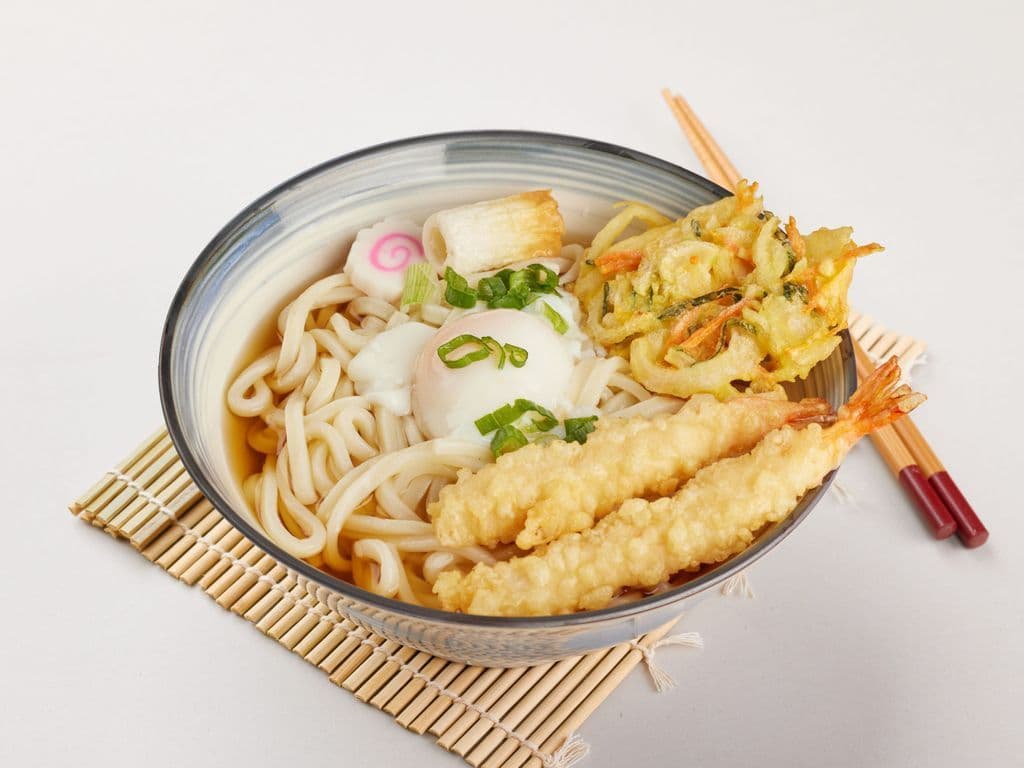 Tempura Prawns Udon Soup 天婦羅炸蝦柴魚高湯烏冬麵