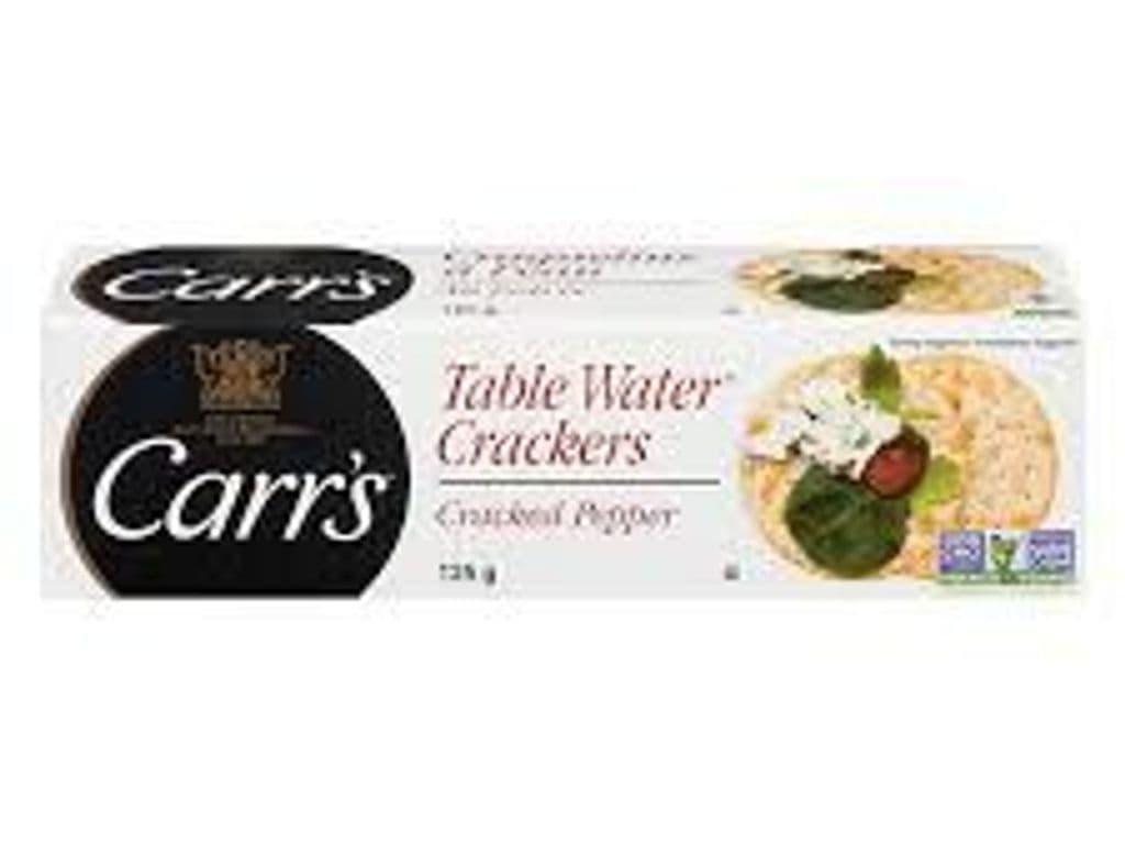 CARRS TABLE CRACKER PEPPER 125G