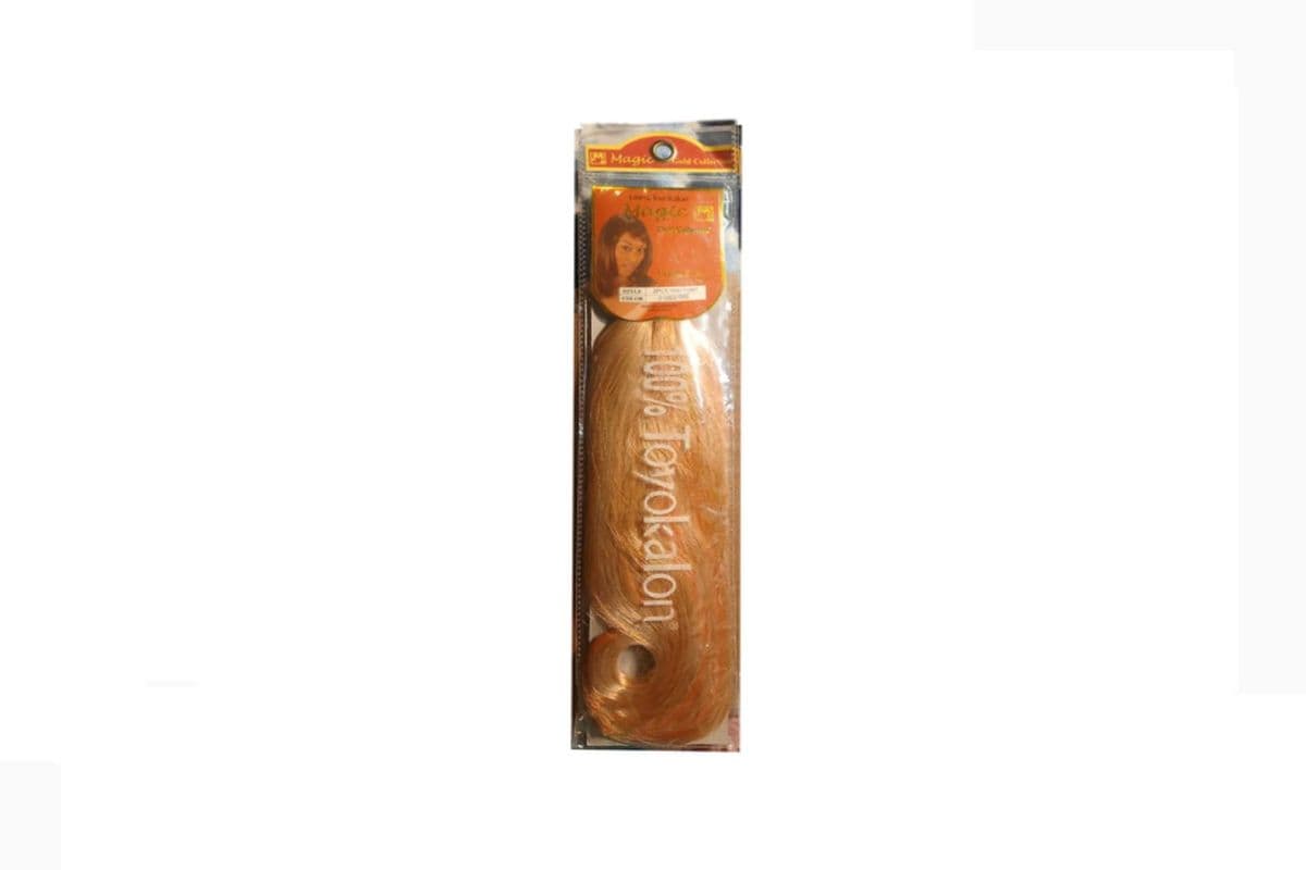 2 PCS Toyokalon Pony * Orange Tone (Color F1463) * 100% Synthetic Fiber