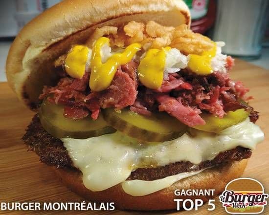 Trio Burger Montréalais / Montrealer Burger
