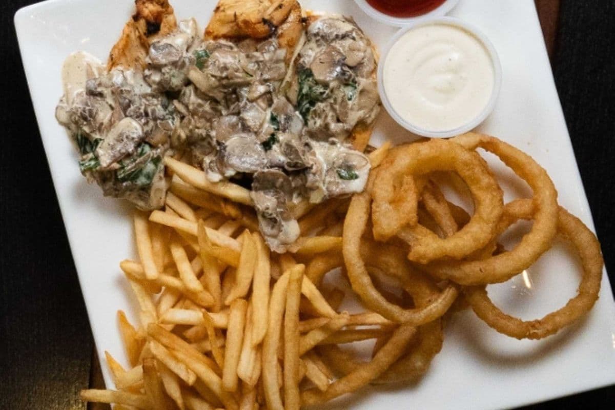 Chicken Breast with Creamy Mushroom Platter