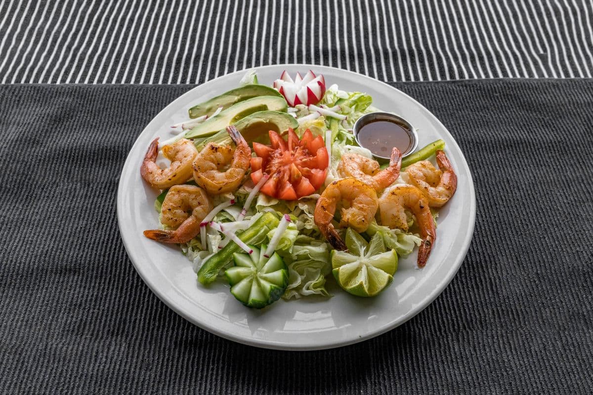 Salade aux crevettes