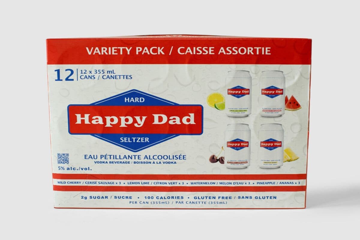 Happy Dad Hard Seltzer Variety Pack (1 x 12 pk)