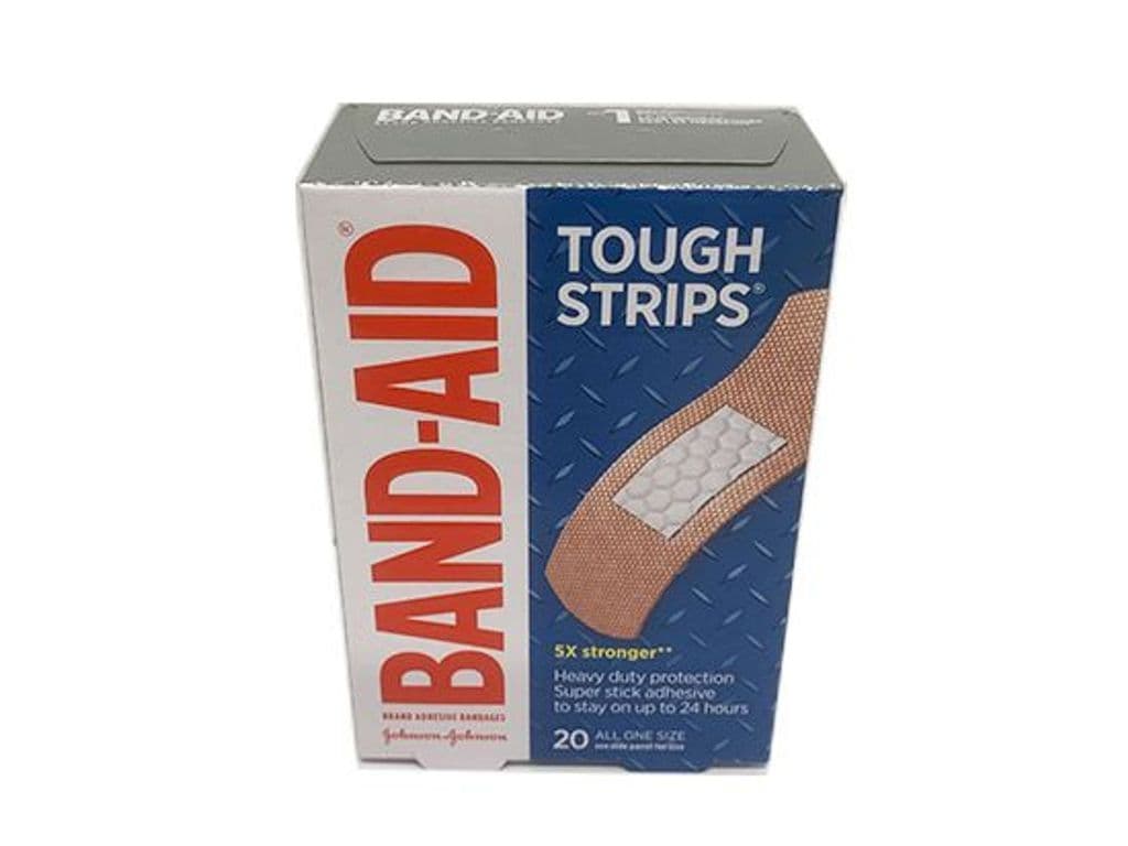 BAND AID 20UN BAND AID TOUGH STRIPS 