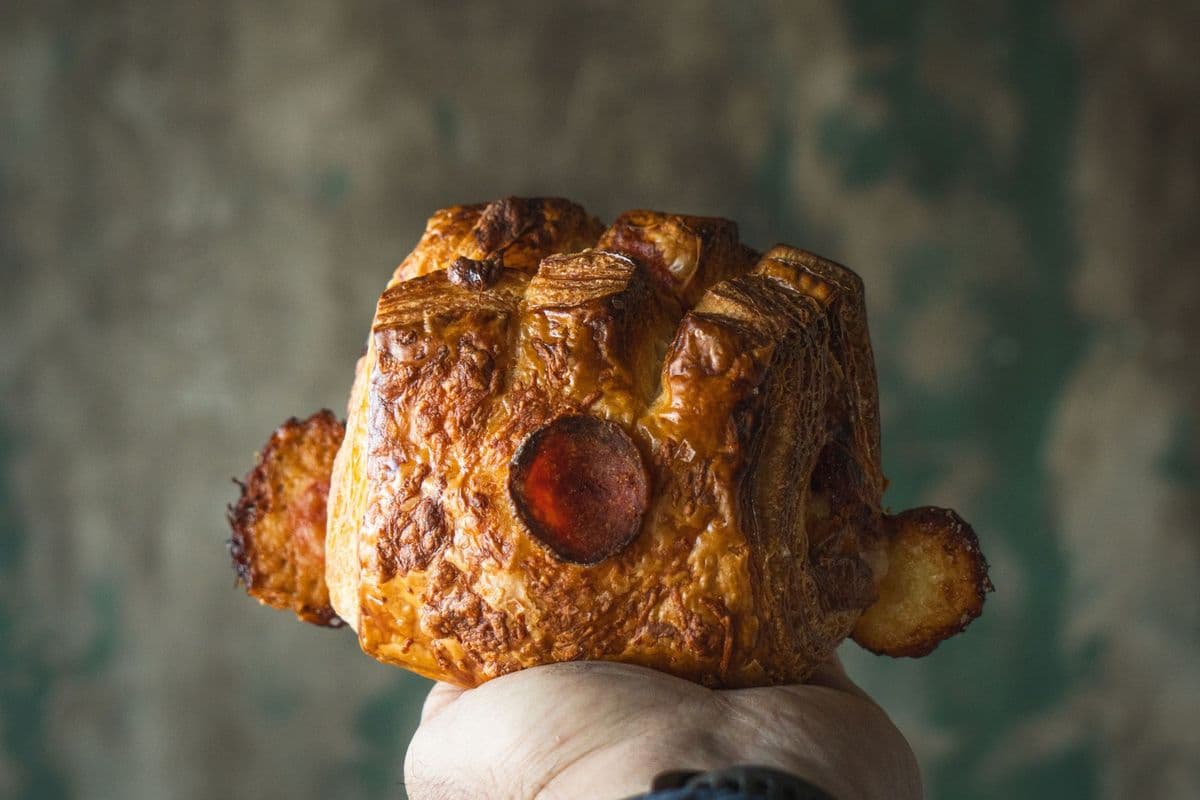 Savoury Croissant Bear Paw - Dill Pickle
