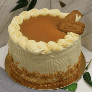 8" Biscoff Cookie Butter Cake