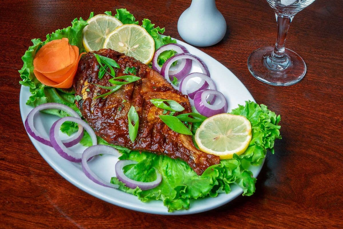 Golden Pomfret Fish Fry