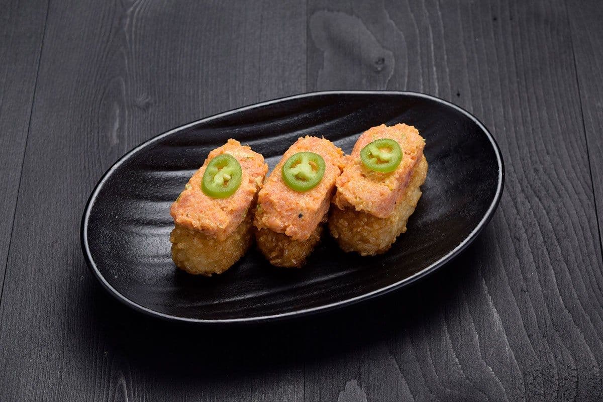 Crispy Rice with Spicy Tuna*