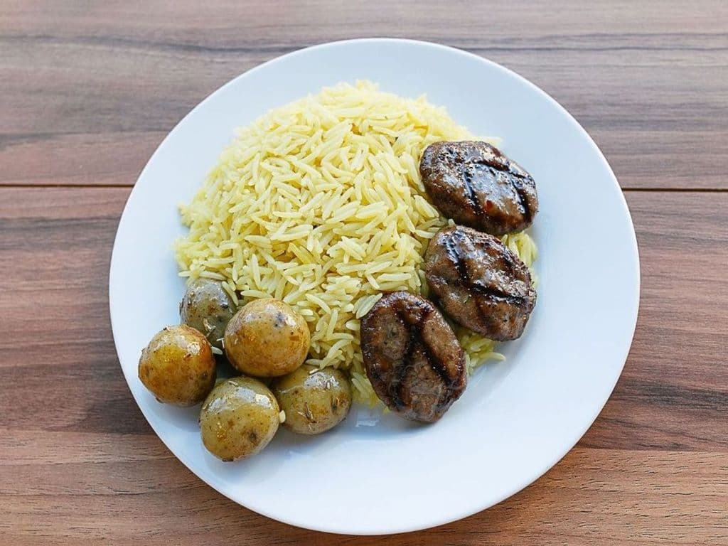 Kofte (Grilled Meatballs) Plate- OO