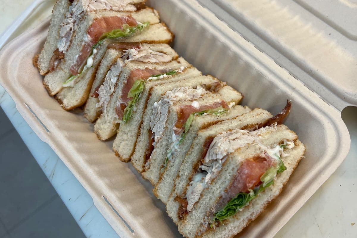 Clubhouse Sandwich and Fries