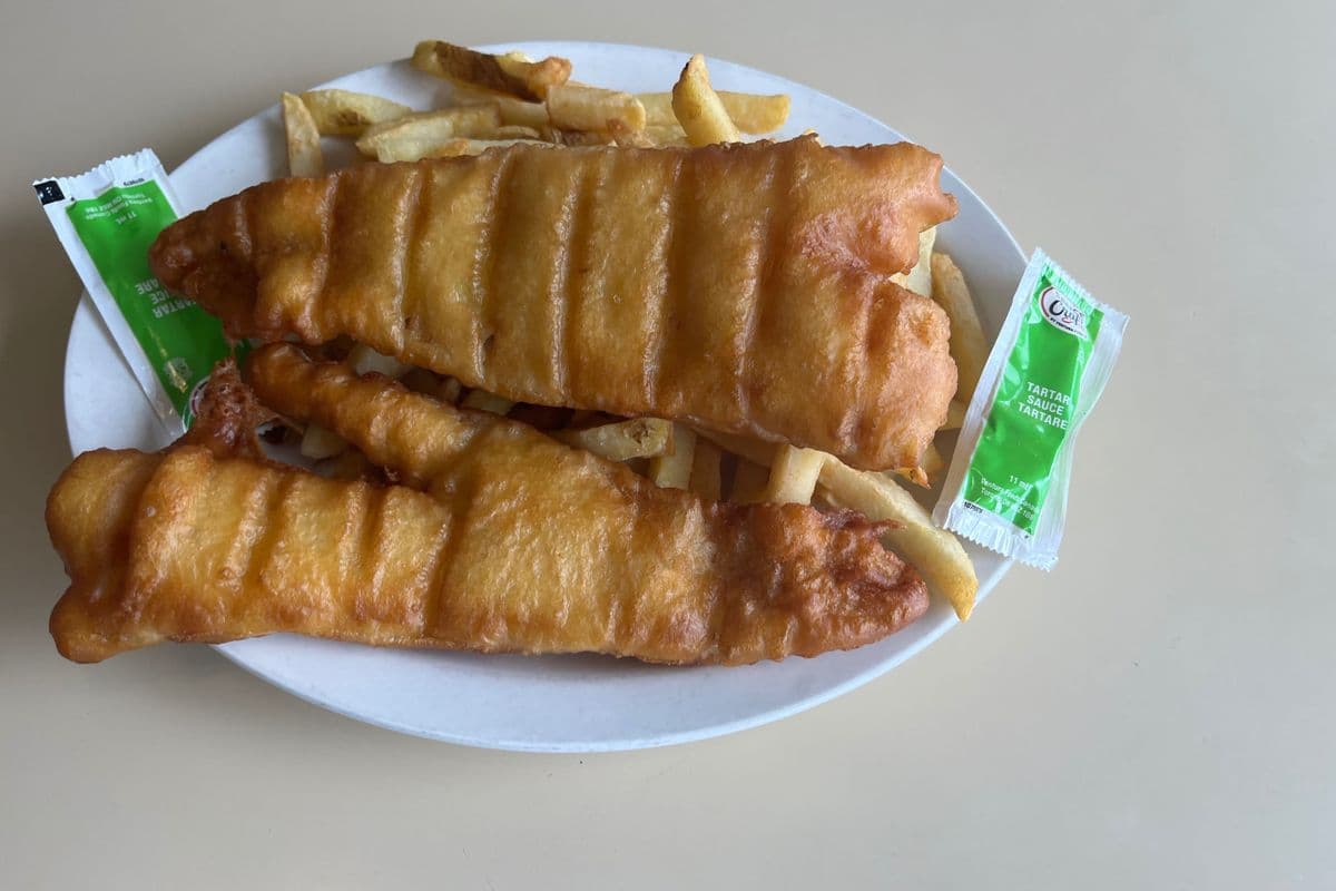 Pollock Fish and Chips