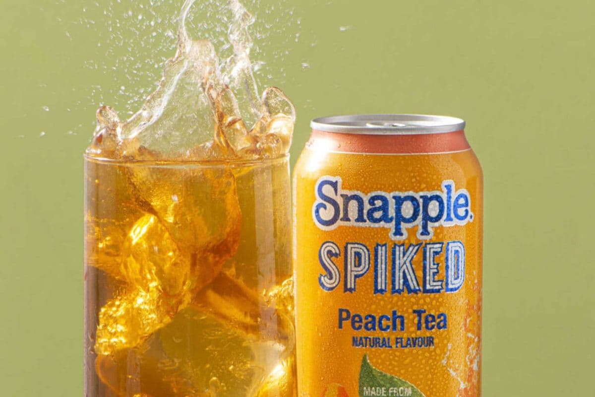 Snapple Spiked Peach Tea (1 x 473 ml Can)
