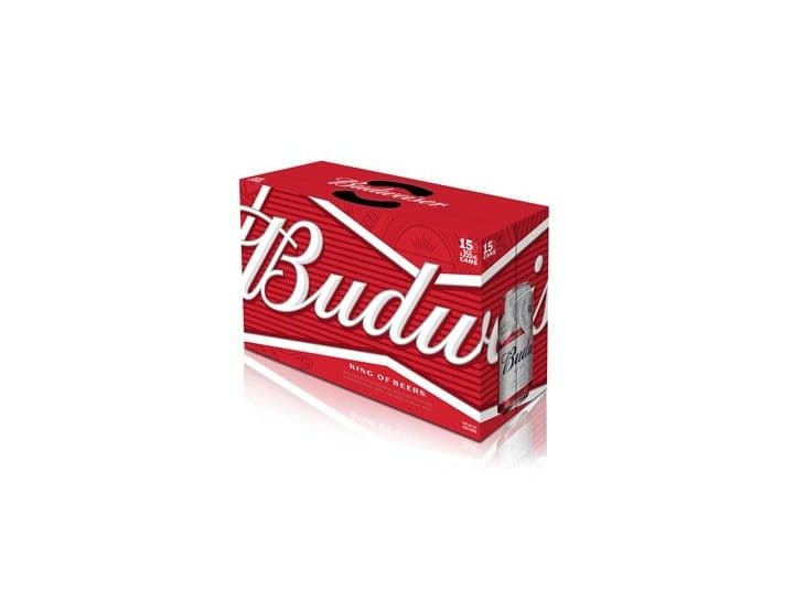 Budweiser (15 Pack) (1 x 355 ml Cans)