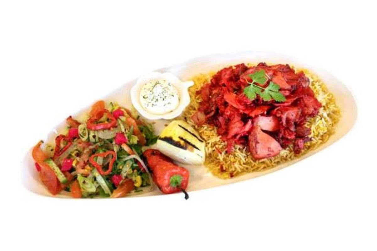 Tandoori Chicken On Rice/Fries