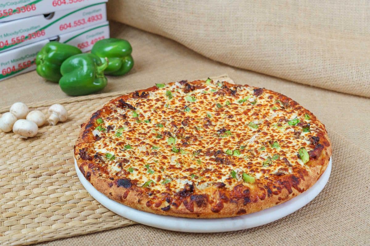 Small BBQ Steak Pizza