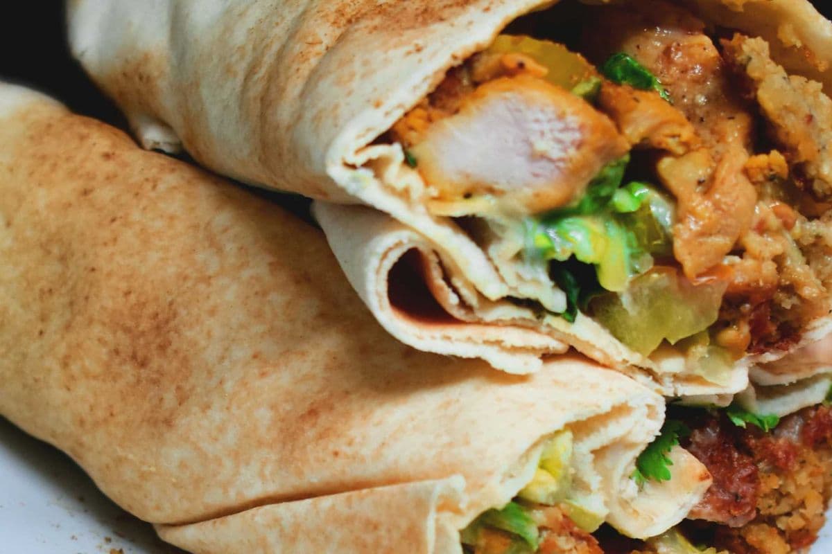 Butter Chicken Wrap