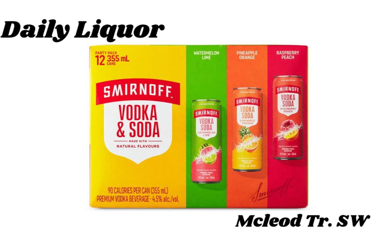 SMIRNOFF VODKA & SODA PARTY PACK 12PKC (1 x 12*355ML)