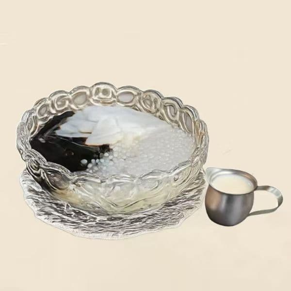 SW6 Gelée d'herbe, nata de coco et perles de tapioca au lait de coco 椰汁凉粉椰果西米露
