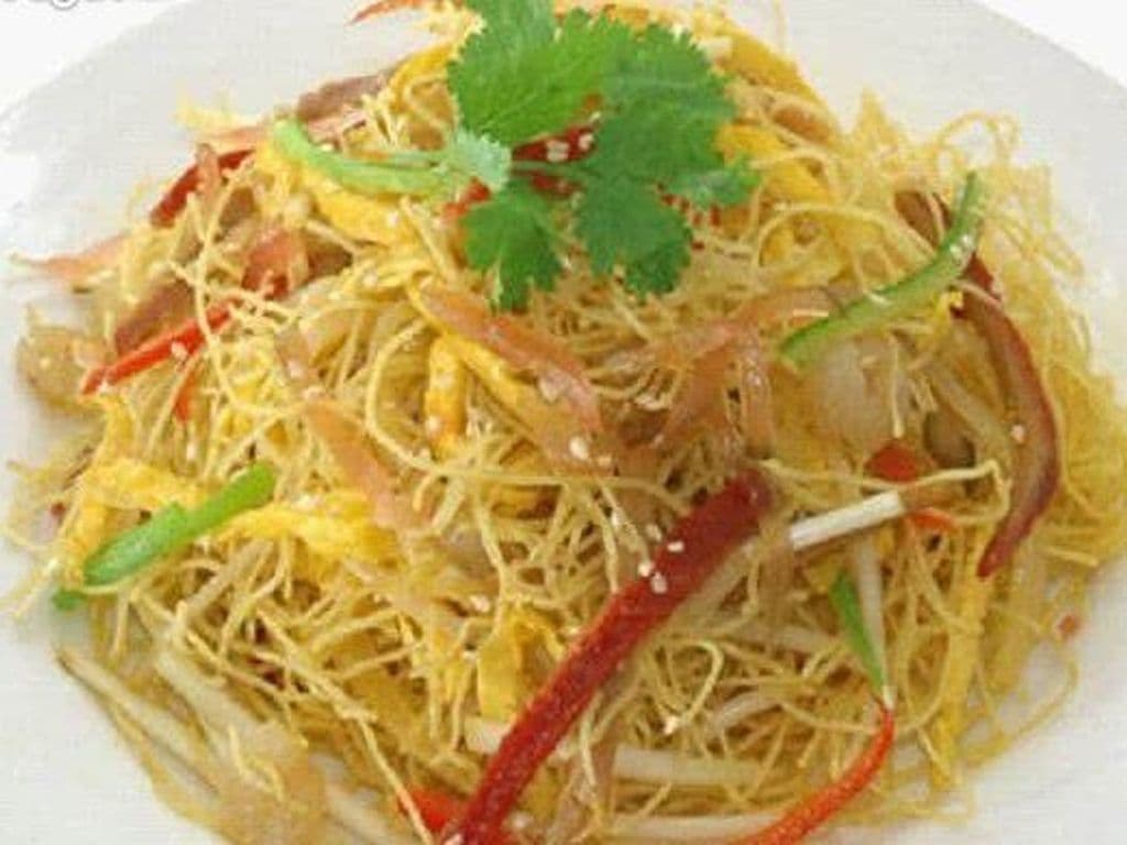 Singapore Style Rice Nood