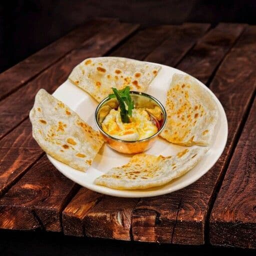 Illegal Hummus with Cheesy Naan
