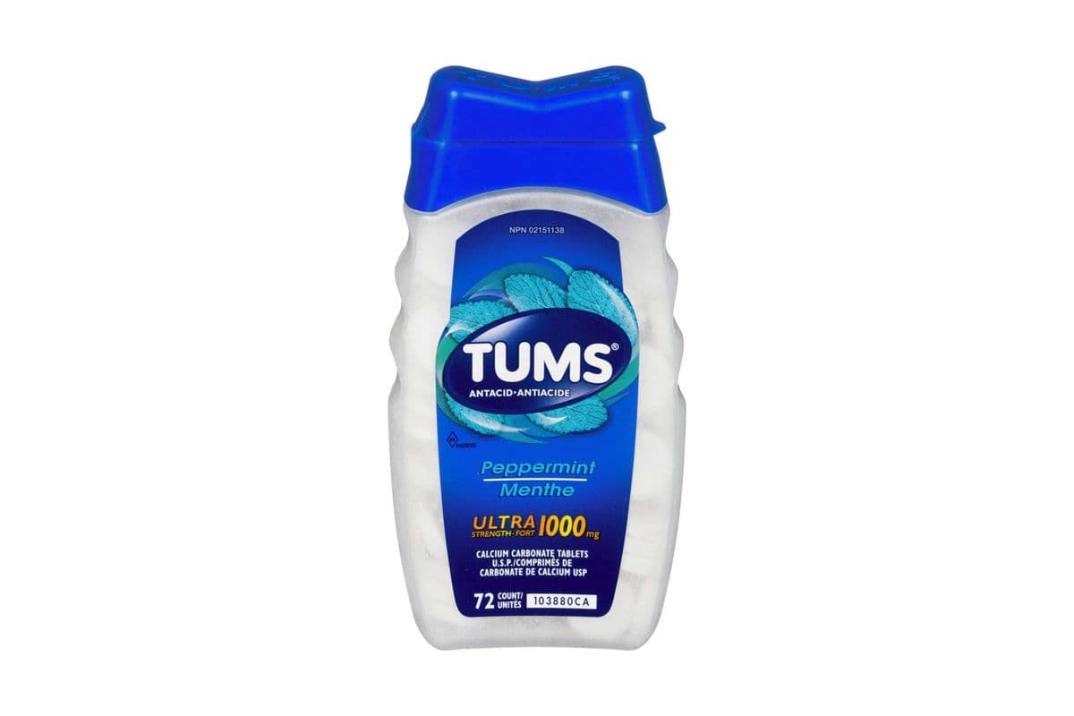 Tums Ultra 1000 Peppermint/berry/fruit flavours (72 Counts)