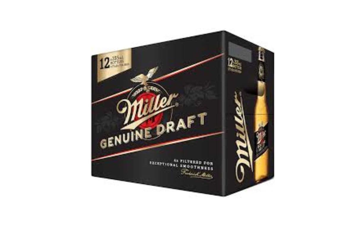 Miller Genuine Draft (12 x 341 ml Bottles)
