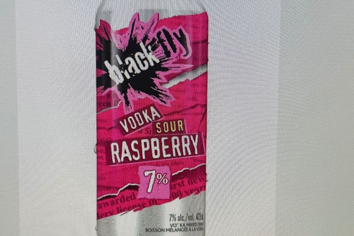 Black Fly Vodka Sour Raspberry (1 x 473 ml)