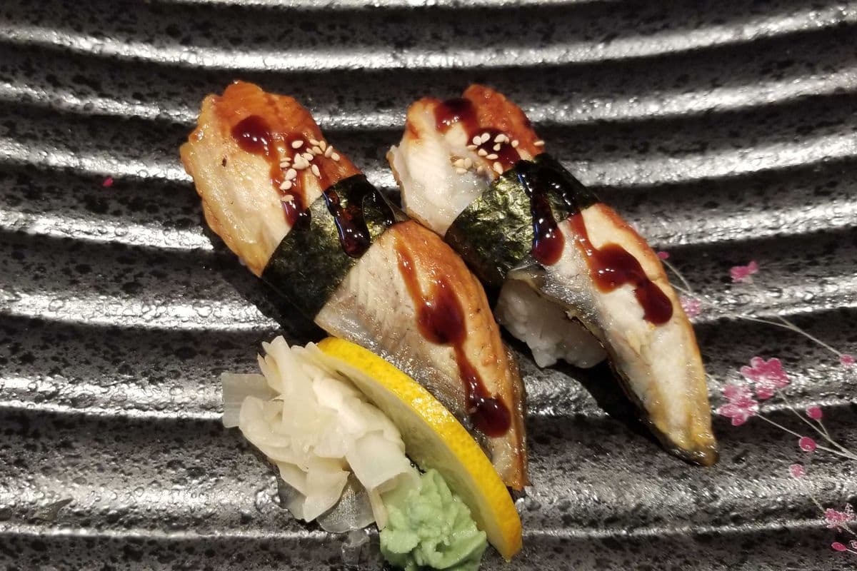 Eel (Unagi) Nigiri Sushi